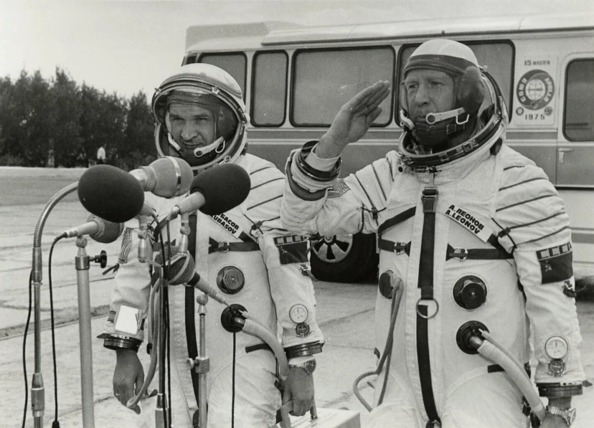 Леонов и Кубасов Союз Аполлон