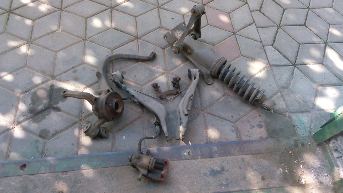 Audi 80 b3 quattro задняя подвеска