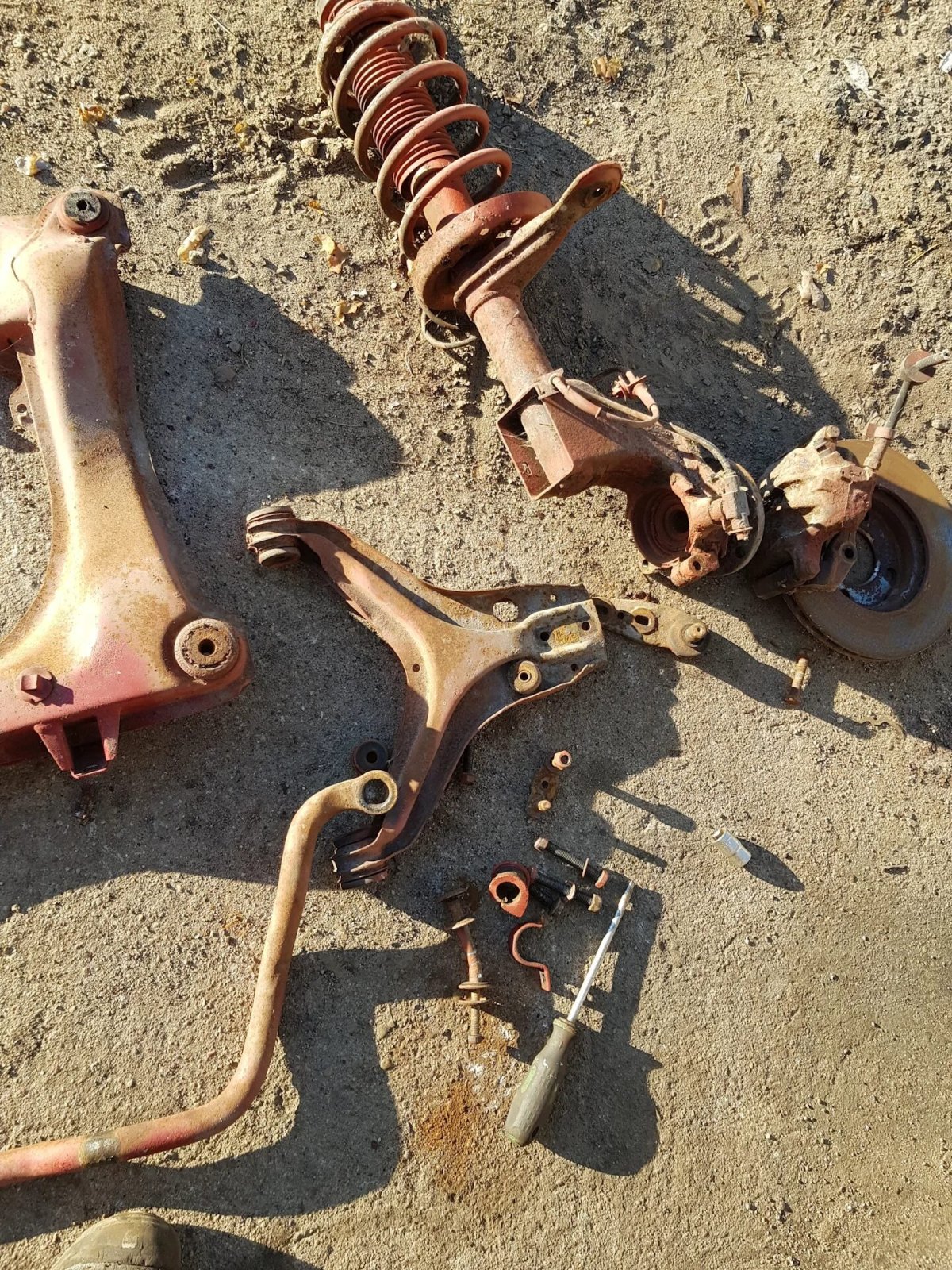 Audi 80 b2 передняя подвеска