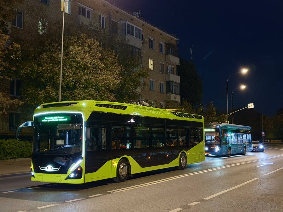 Электробус 62181 генерал в СПБ