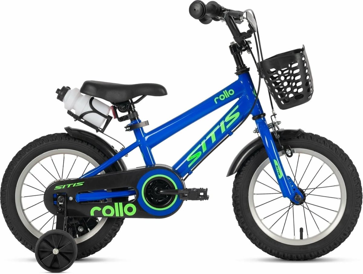 Беговел Sitis 12" Race-4 Air Step Suspension White-Blue-Red