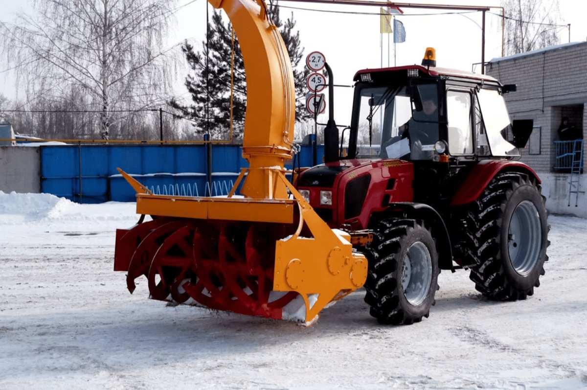 Снегоочиститель фрезерно-роторный Амкодор-9211а-01