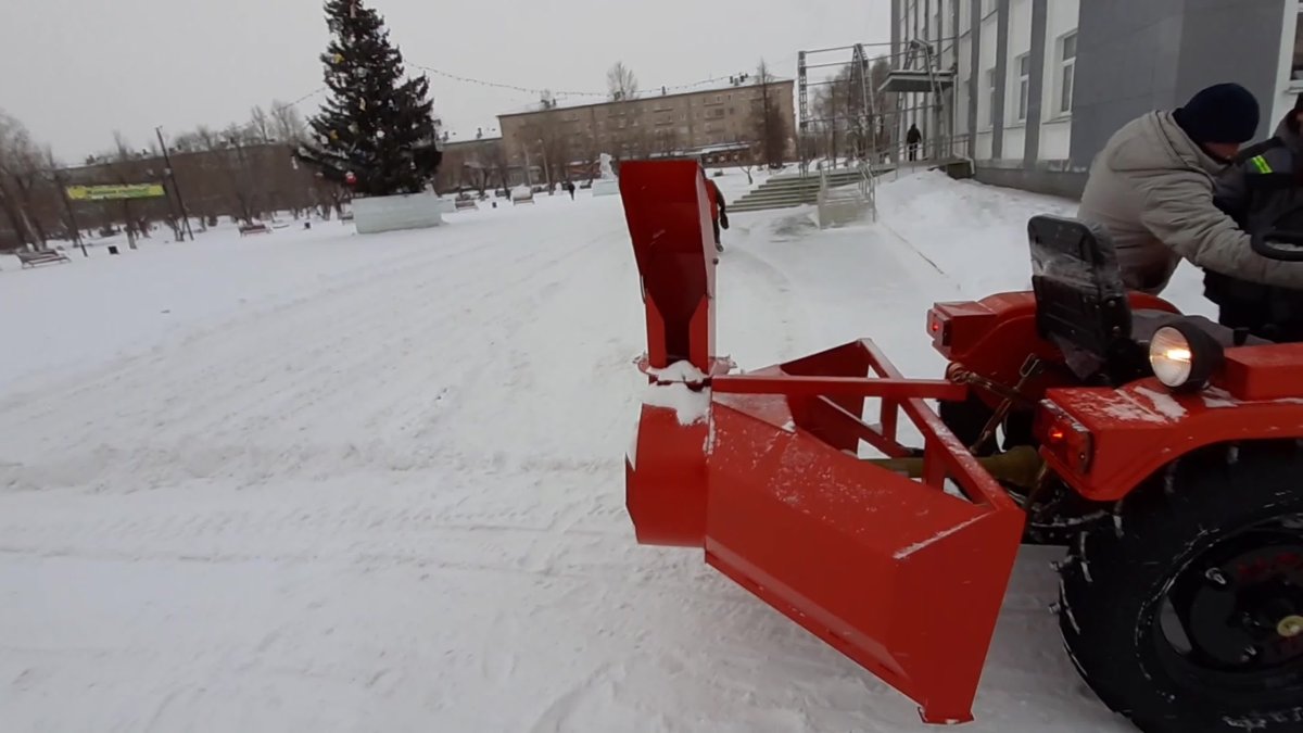 Снегоочиститель роторный Уралец