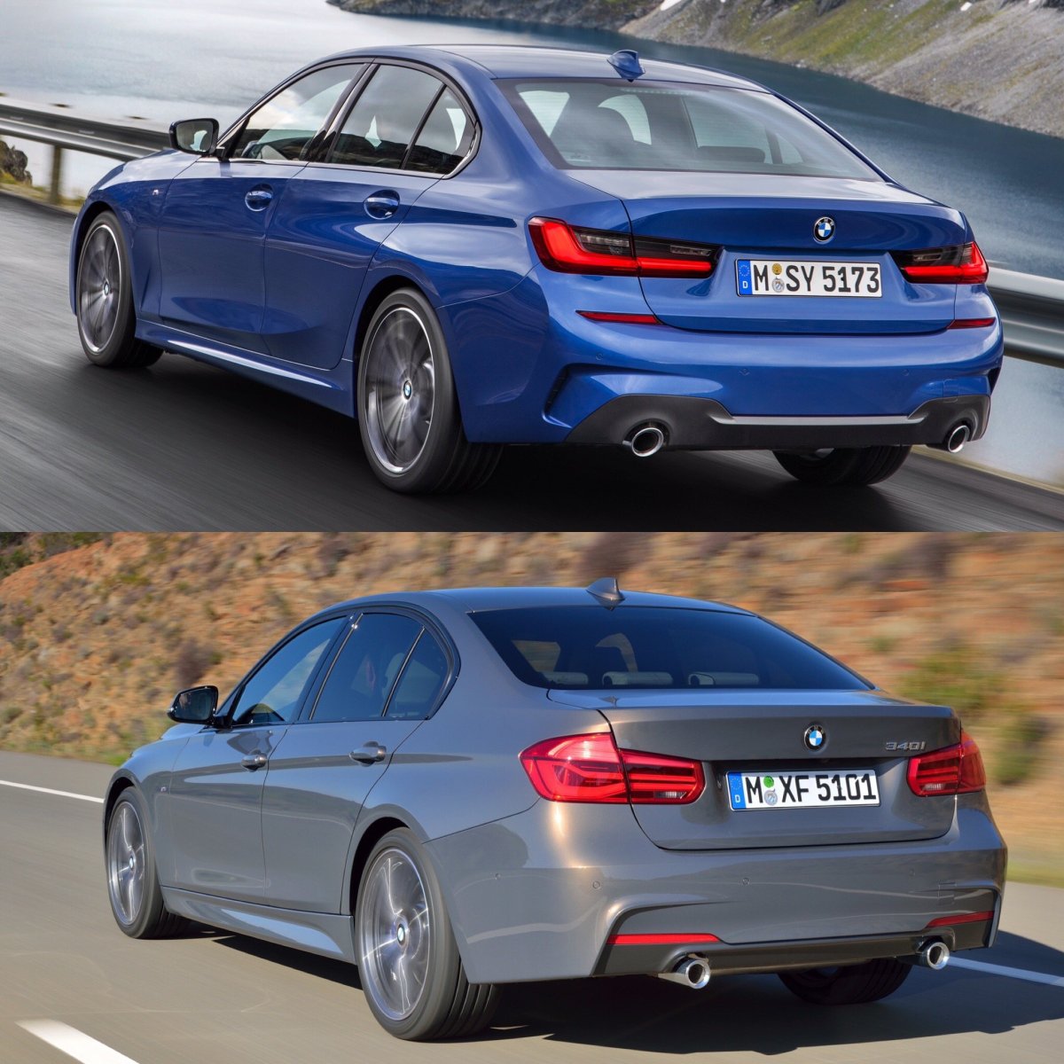 BMW g20 vs f30