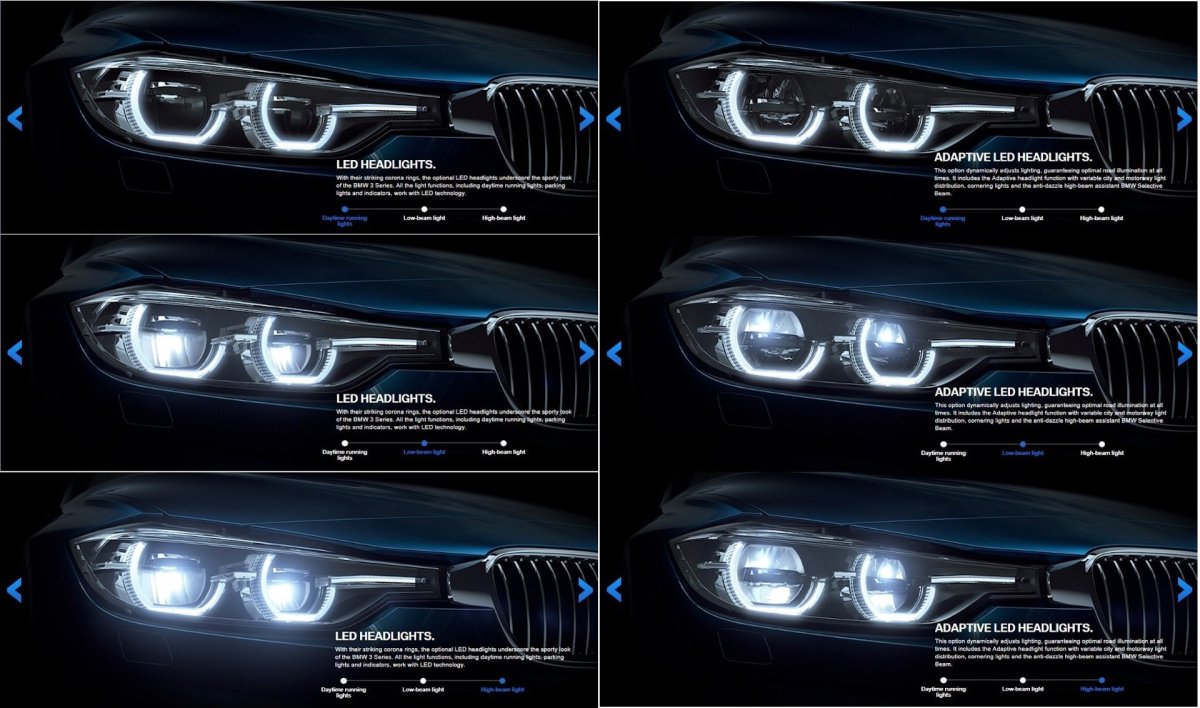 BMW led Adaptive f10