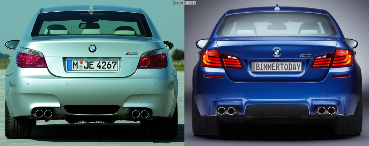 BMW e60 vs f10