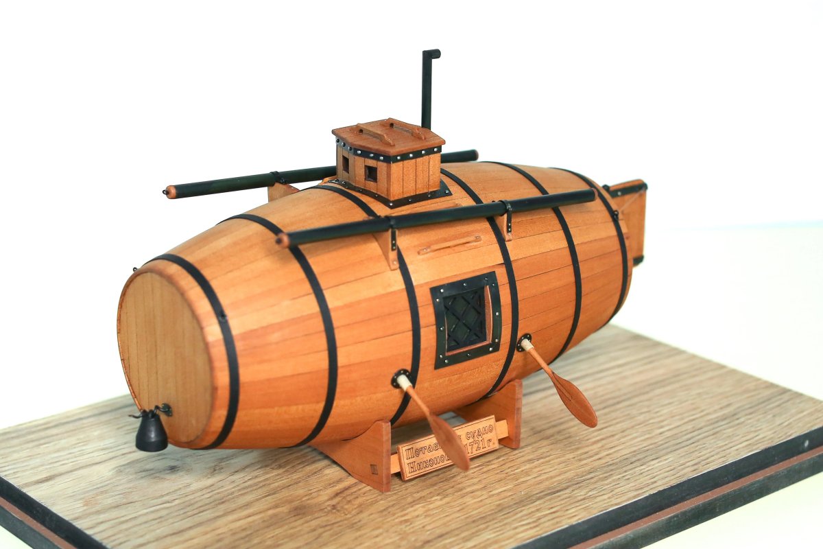 Потаенное судно Ефима Никонова модель