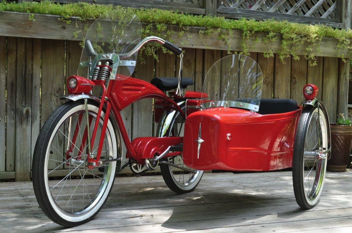 Retro-Sidecar велосипед