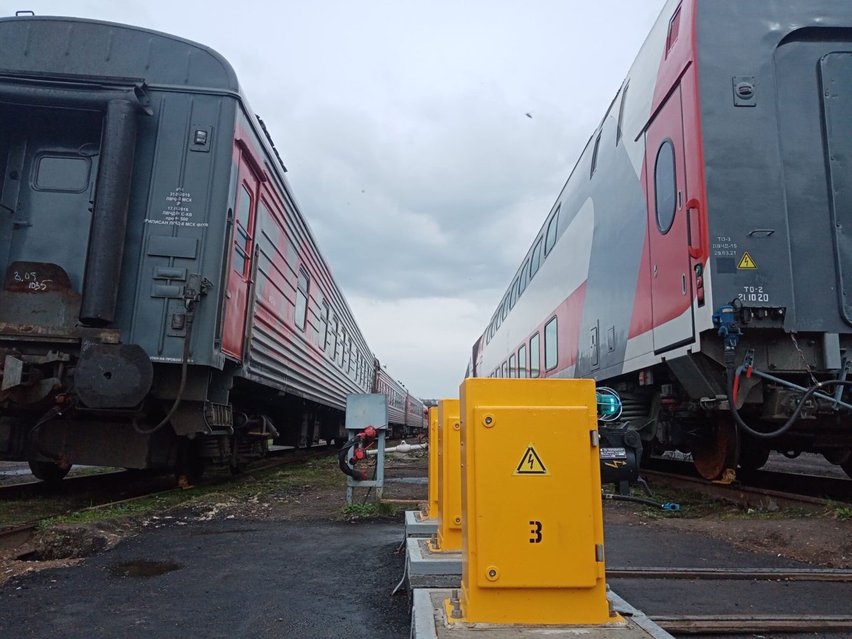 Поезд Чувашия двухэтажный