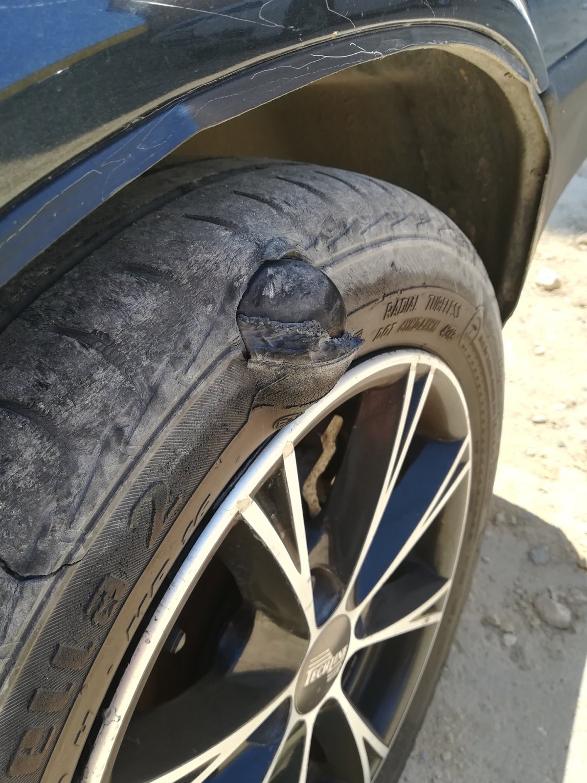 Шишки на колесах