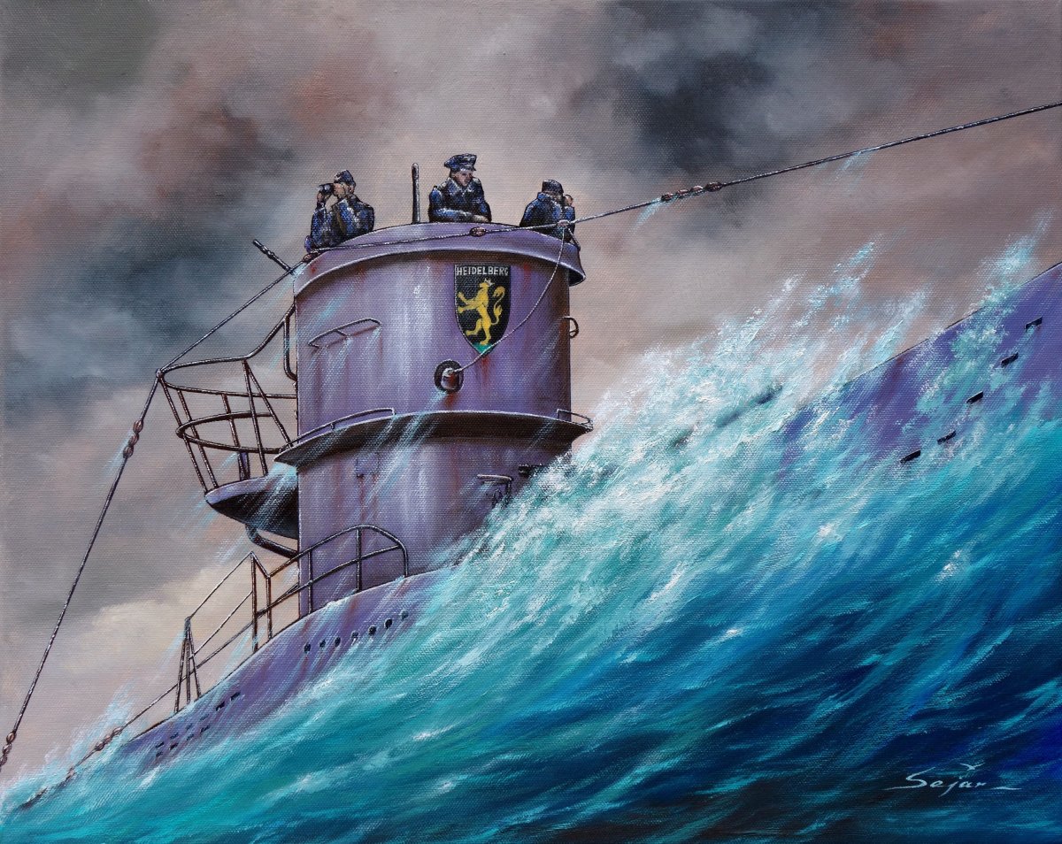 Подводная лодка арт