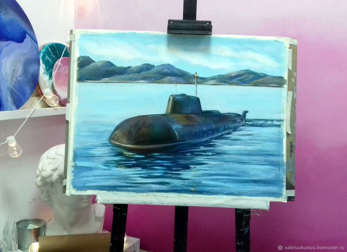 Подводная лодка картина