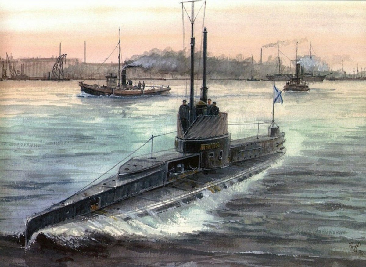 Подводный флот в картинах Андрея Лубянова