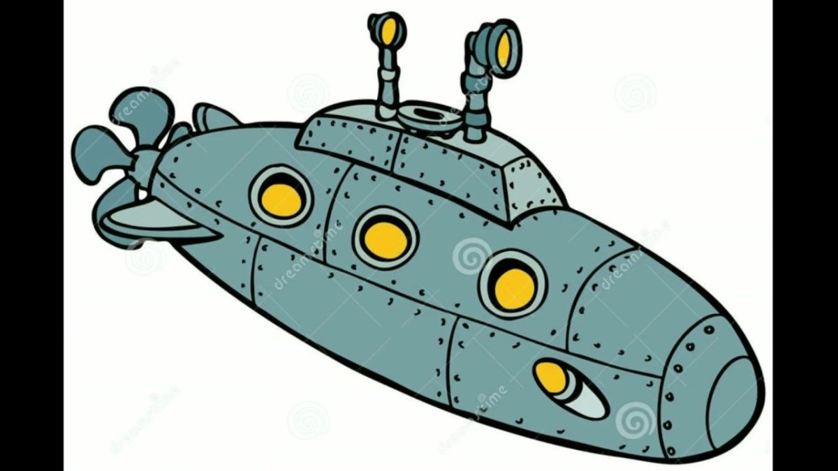 Военная подводная лодка для детей