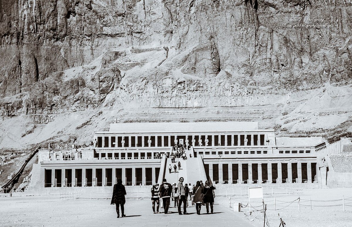 Храм царицы Хатшепсут план