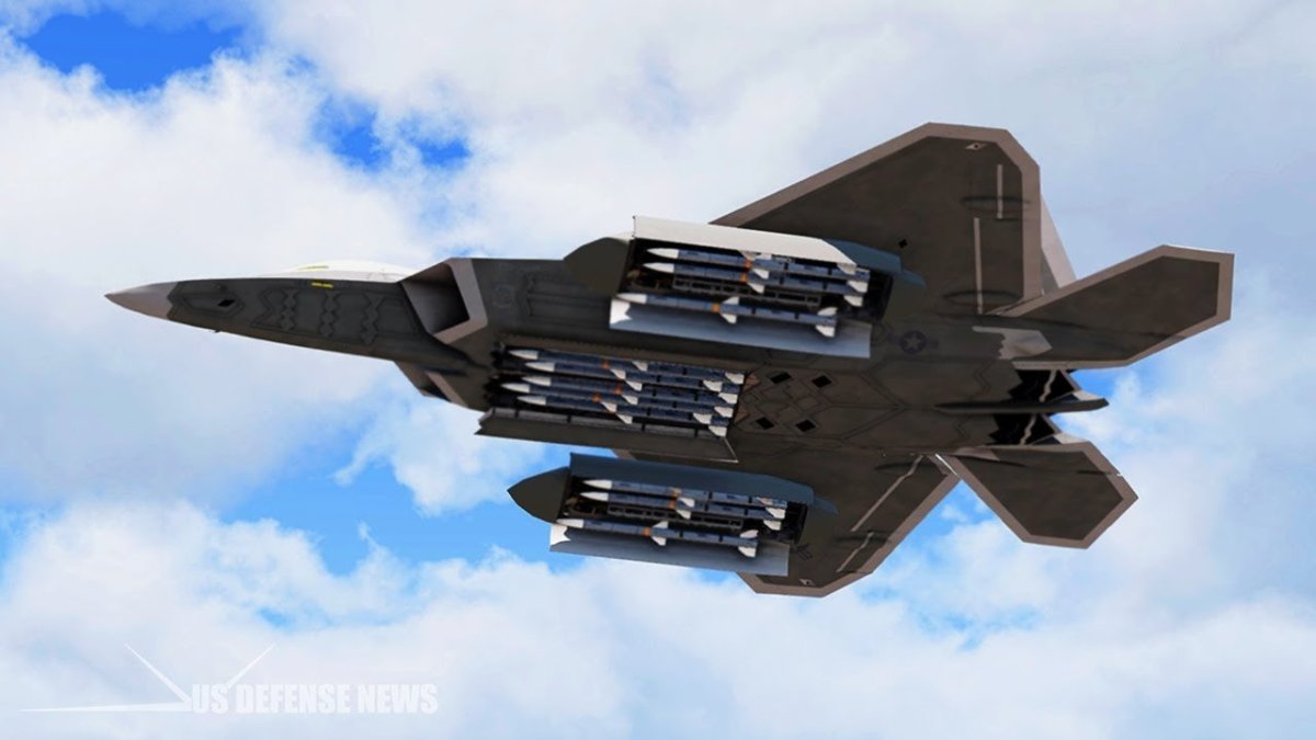 Ф 22 Раптор вооружение