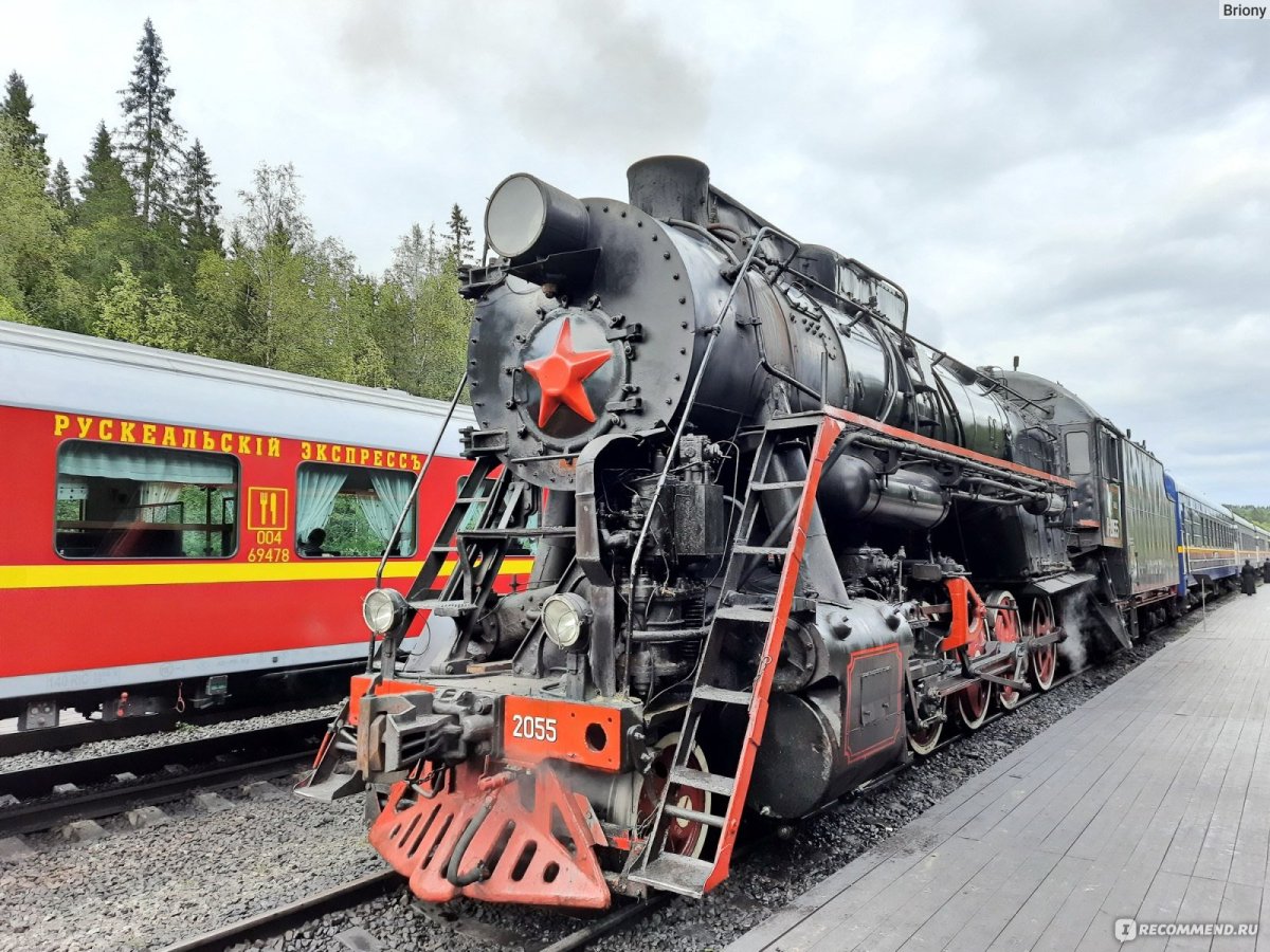 Паровоз Сортавала Рускеала