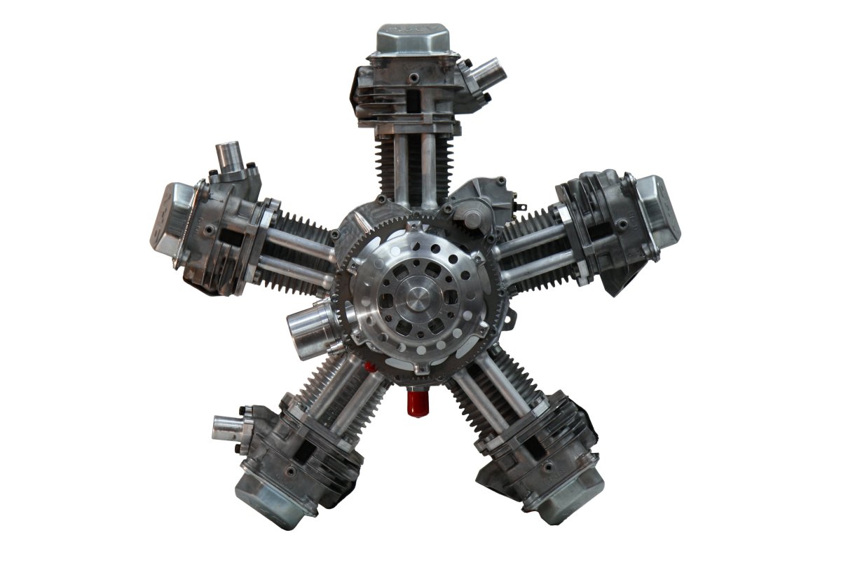 Авиационный двигатель звездообразный