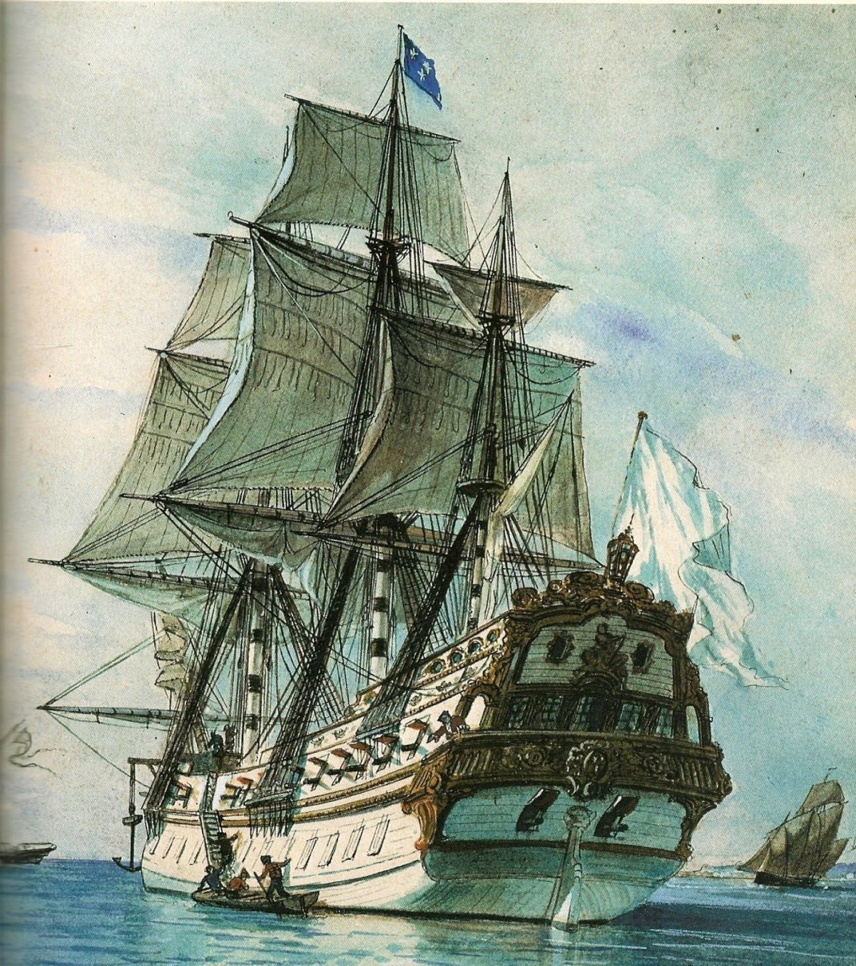 Парусный линейный корабль Кайзер 1858