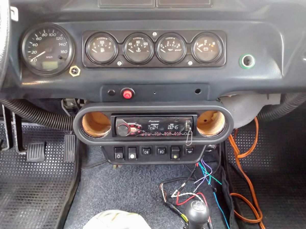 Консоль отопителя УАЗ Хантер