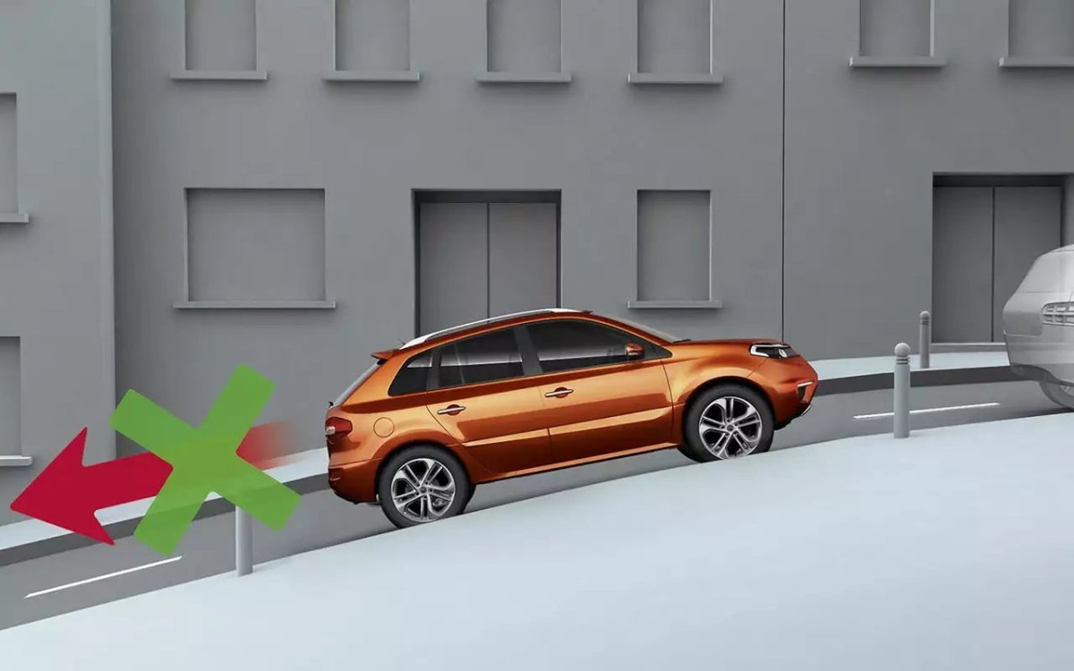 Автомобиль на уклоне