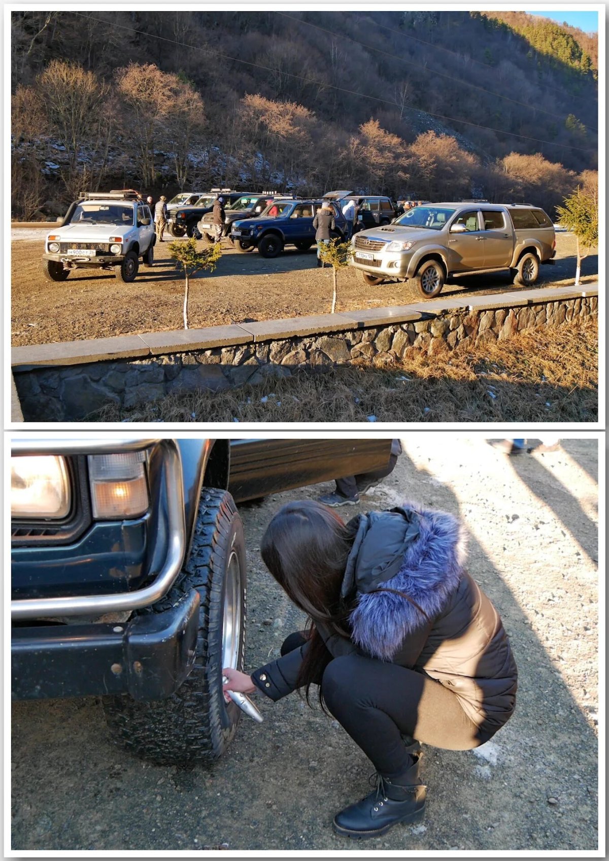 Джип в горах