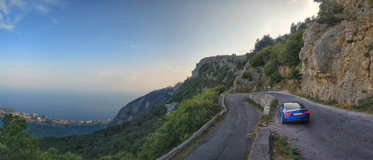 Крым гора ай Петри серпантин