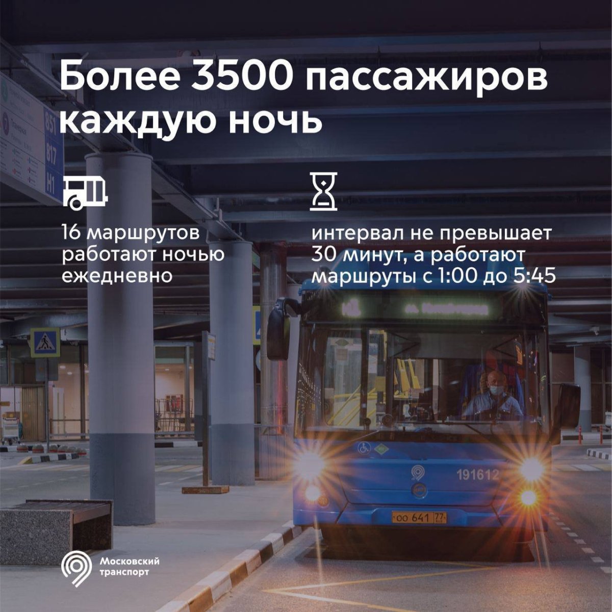 Схема ночных автобусов