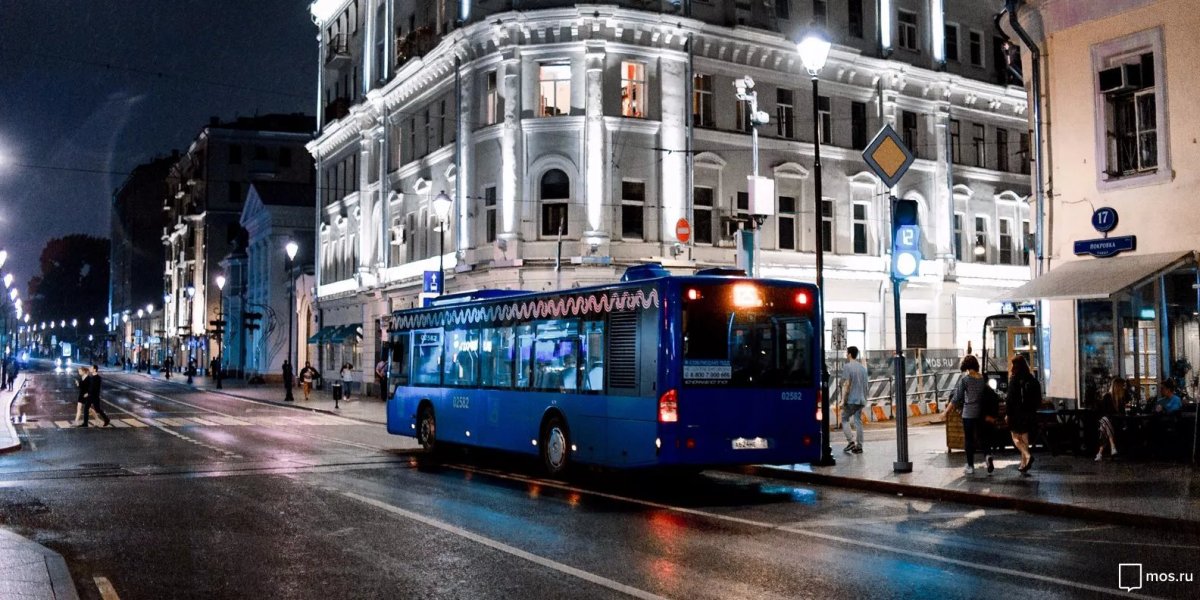 Ночные автобусы Москва
