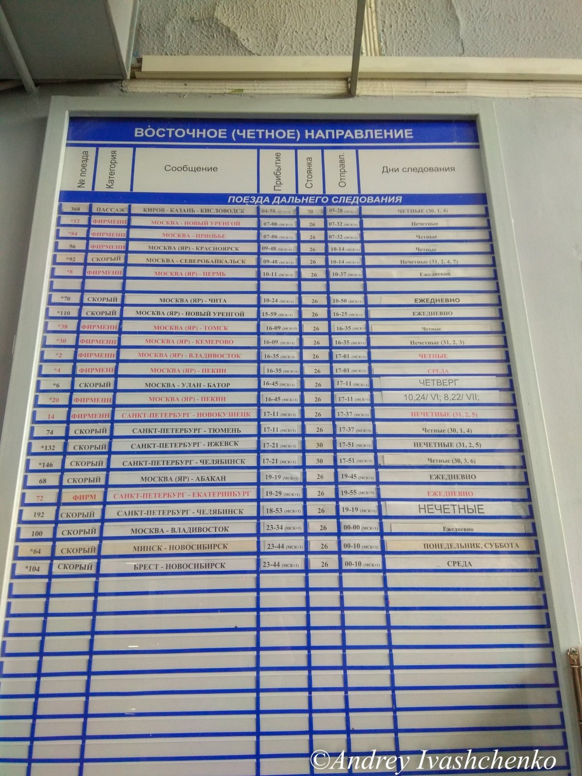 Маршрут следования поезда Новокузнецк Санкт Петербург