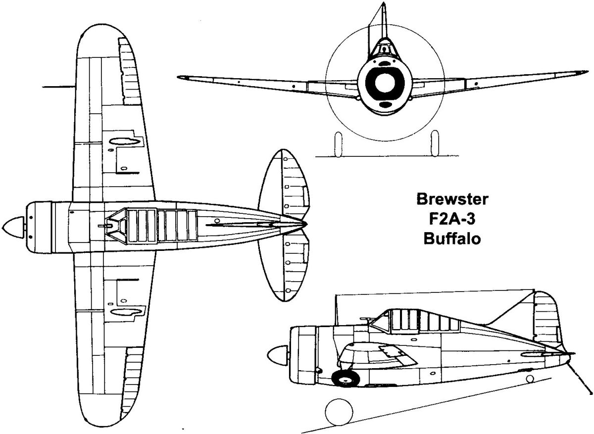 Brewster f2a Buffalo d HFP,JHT