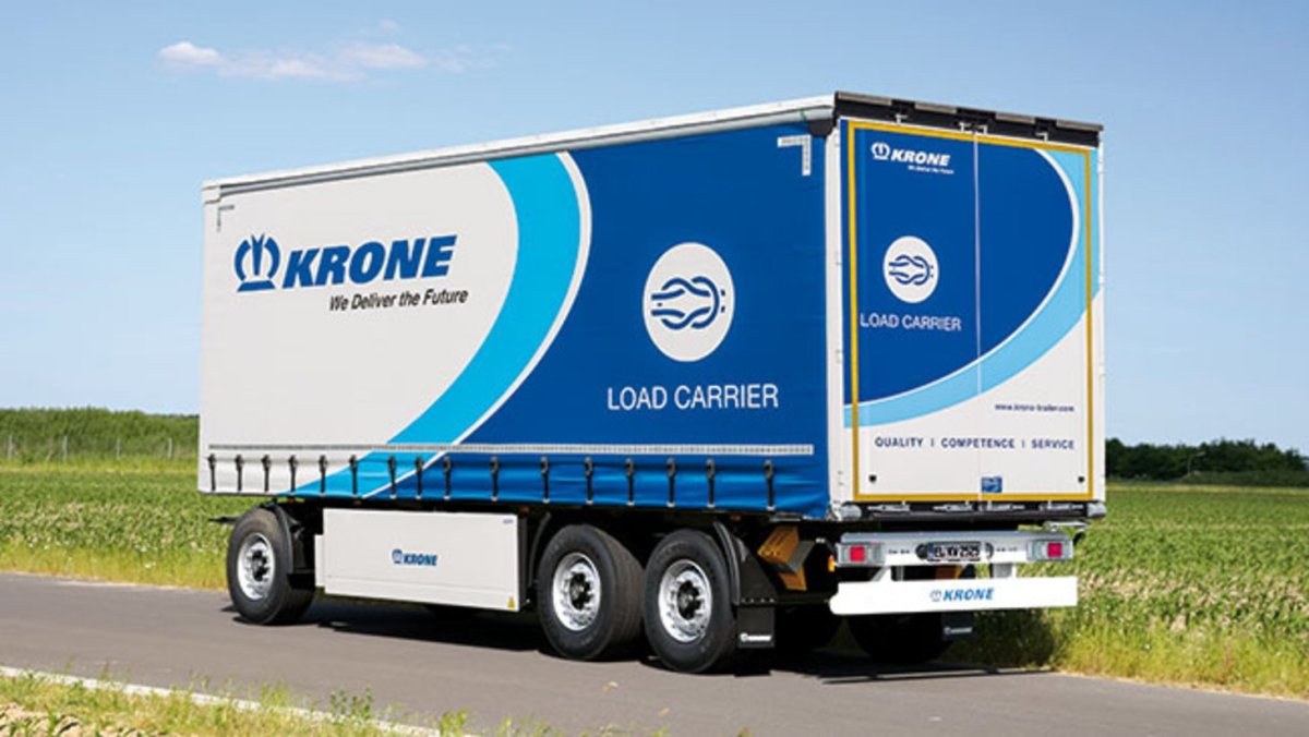 Krone SD 2008 полуприцеп с бортовой платформой