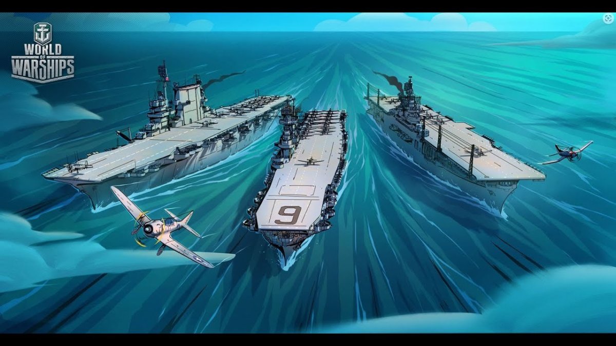 World of Warships авианосцы