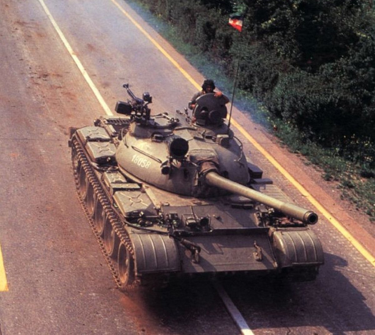 Т-55 В югославской войне