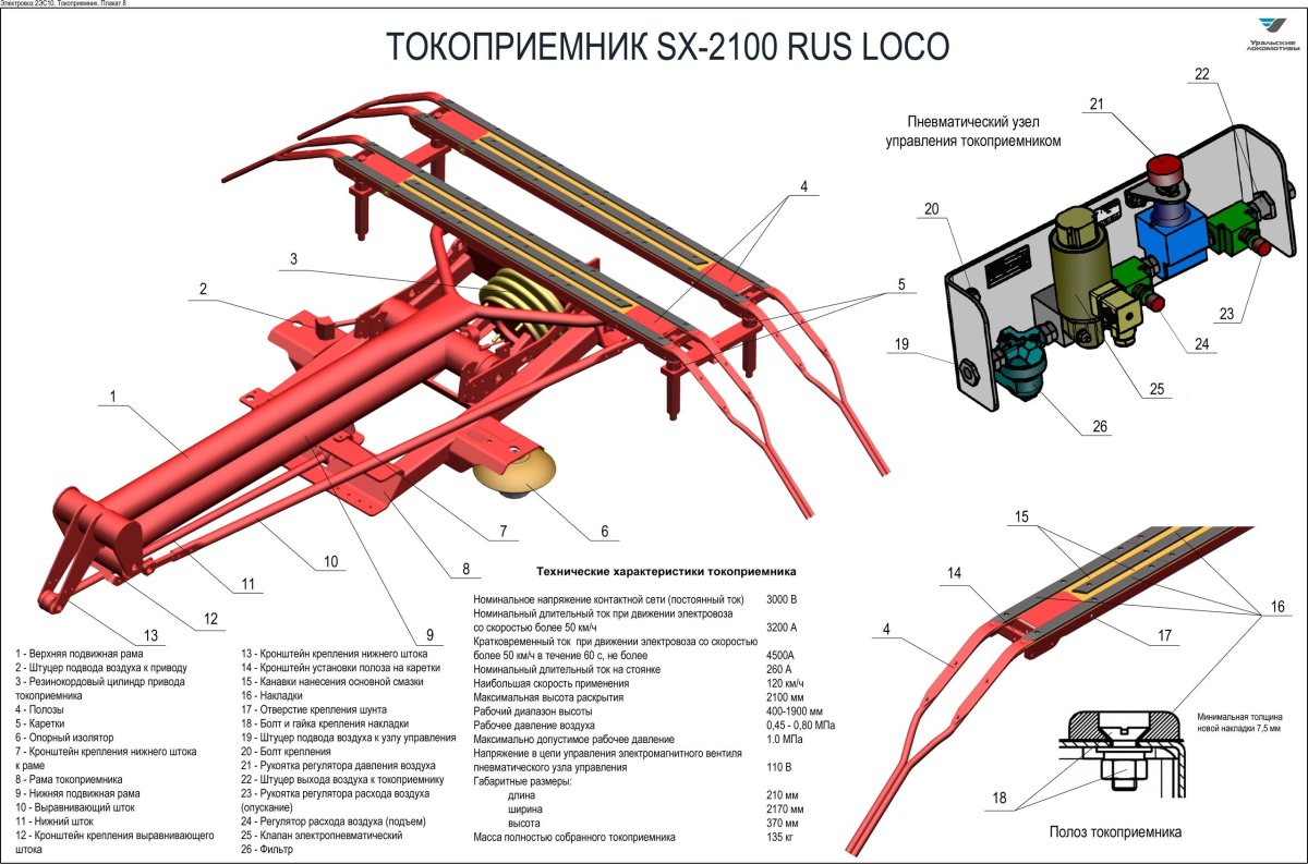 Токоприемник МР 160