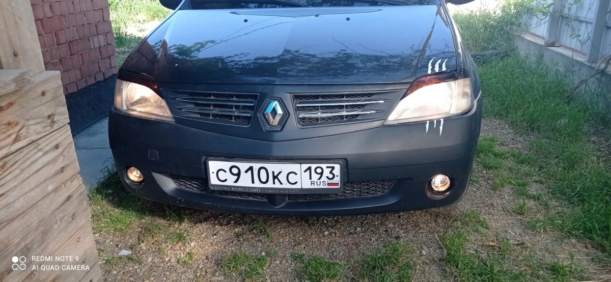 Рено Логан 1 лампа туманок