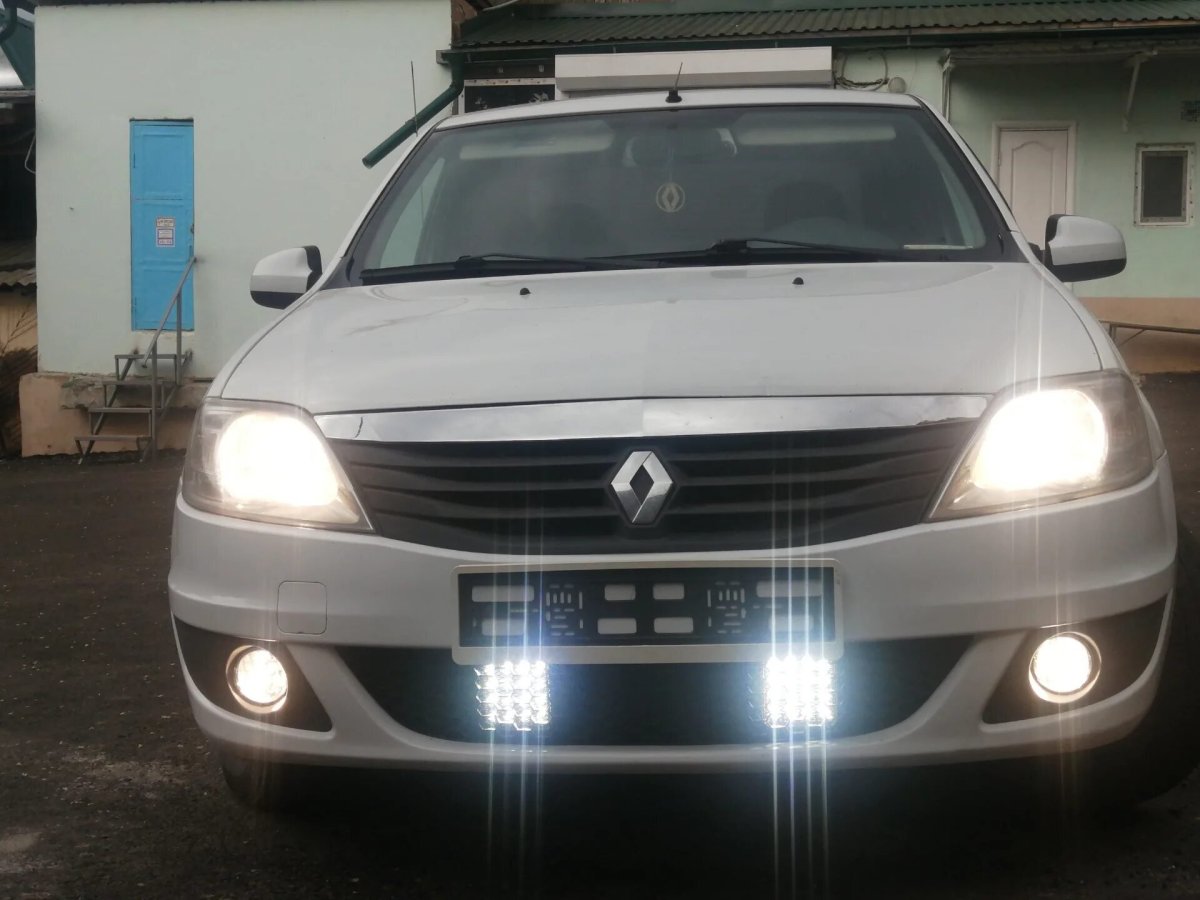 Рено Логан 2 дополнительный свет