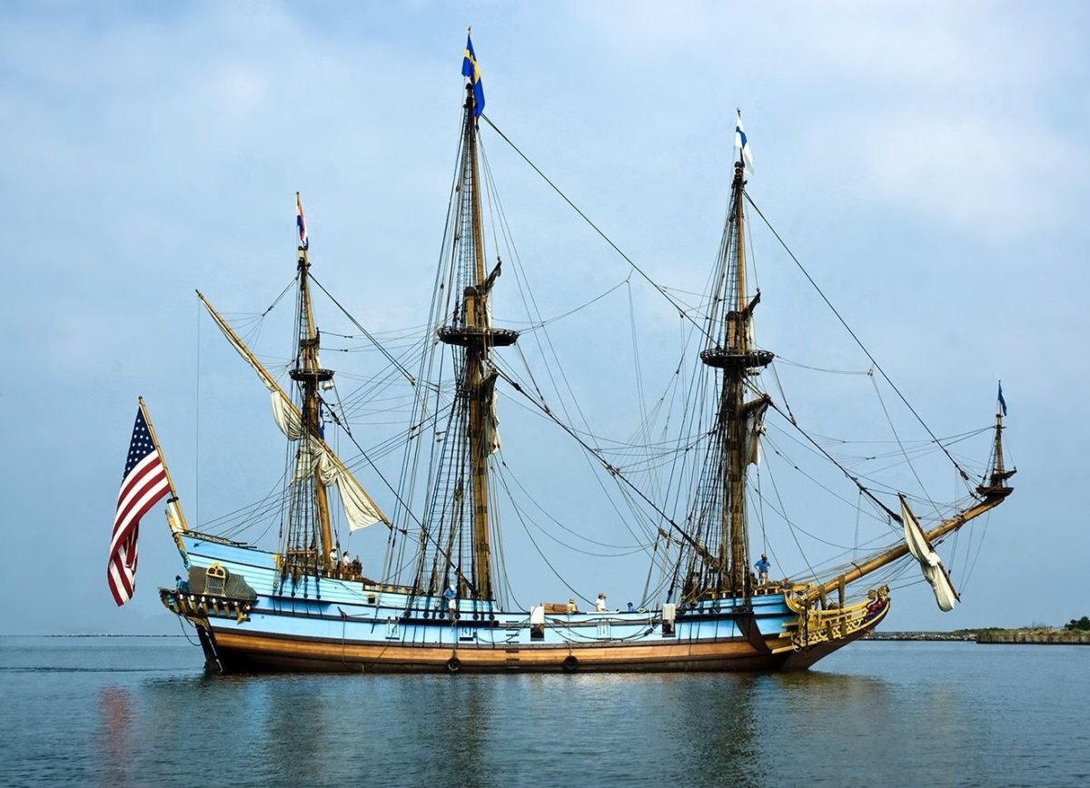 Шведский парусник ПИНАС Kalmar nyckel