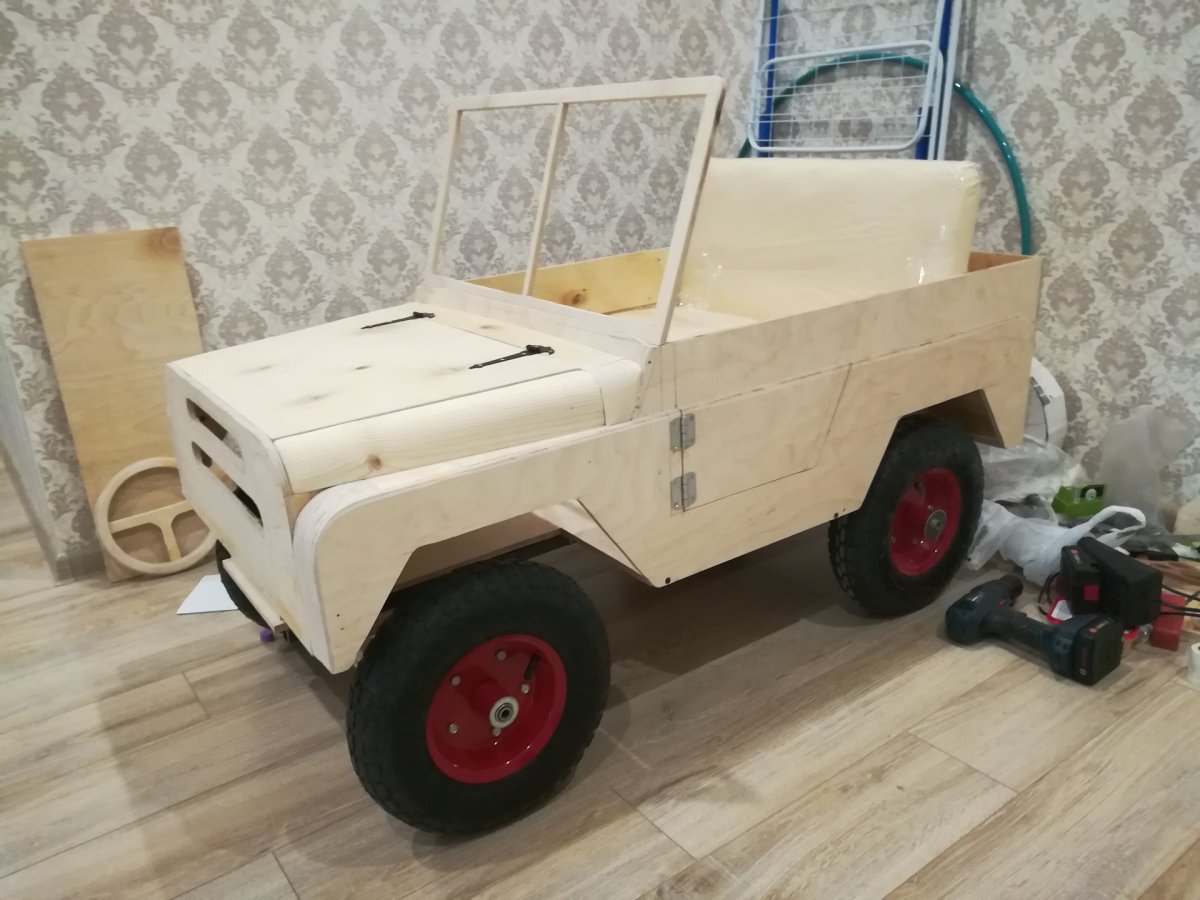 Электромобиль УАЗ Буханка детский