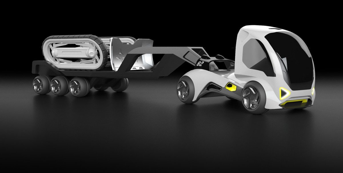 Экспериментальный тягач будущего Renault Radiance