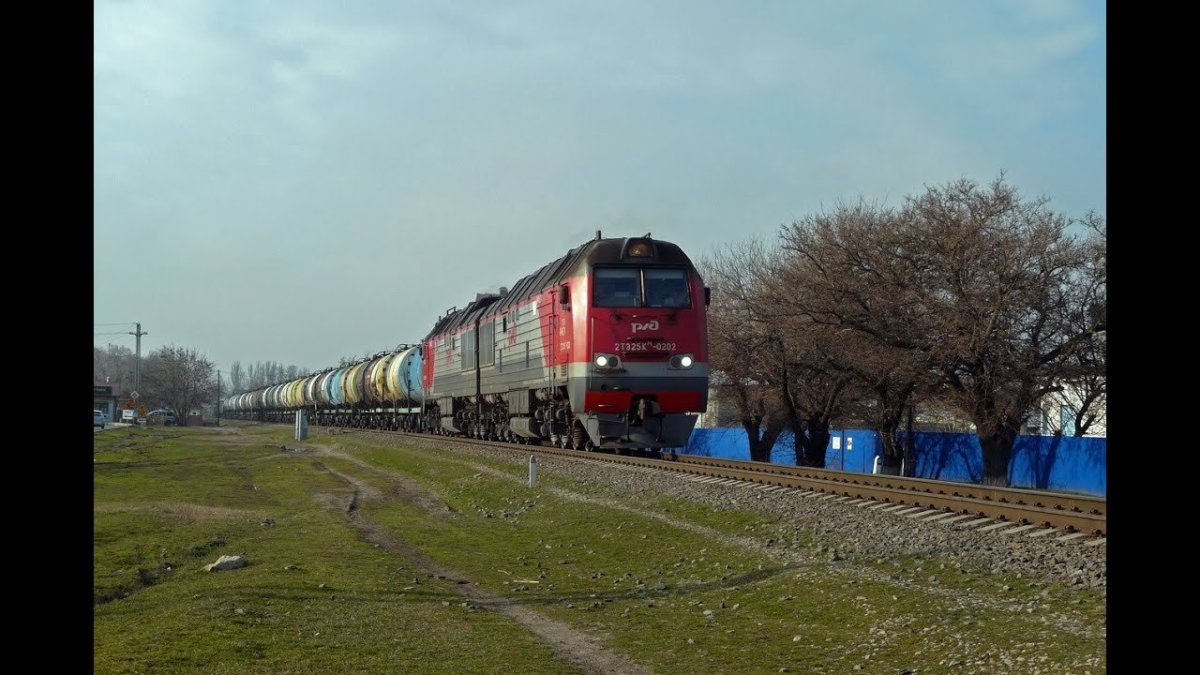 2тэ25км на перегоне Кагальник Зерноград
