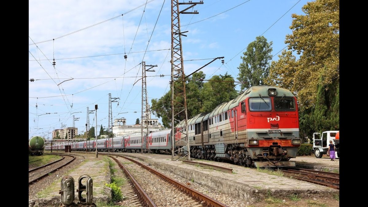 Поезд 479 а Санкт-Петербург Сухум