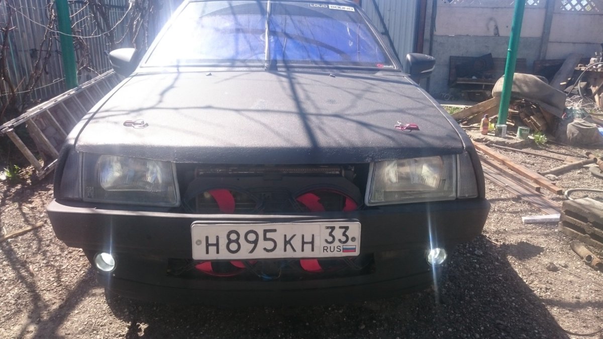 Противотуманные фары от Приоры на ВАЗ 2109