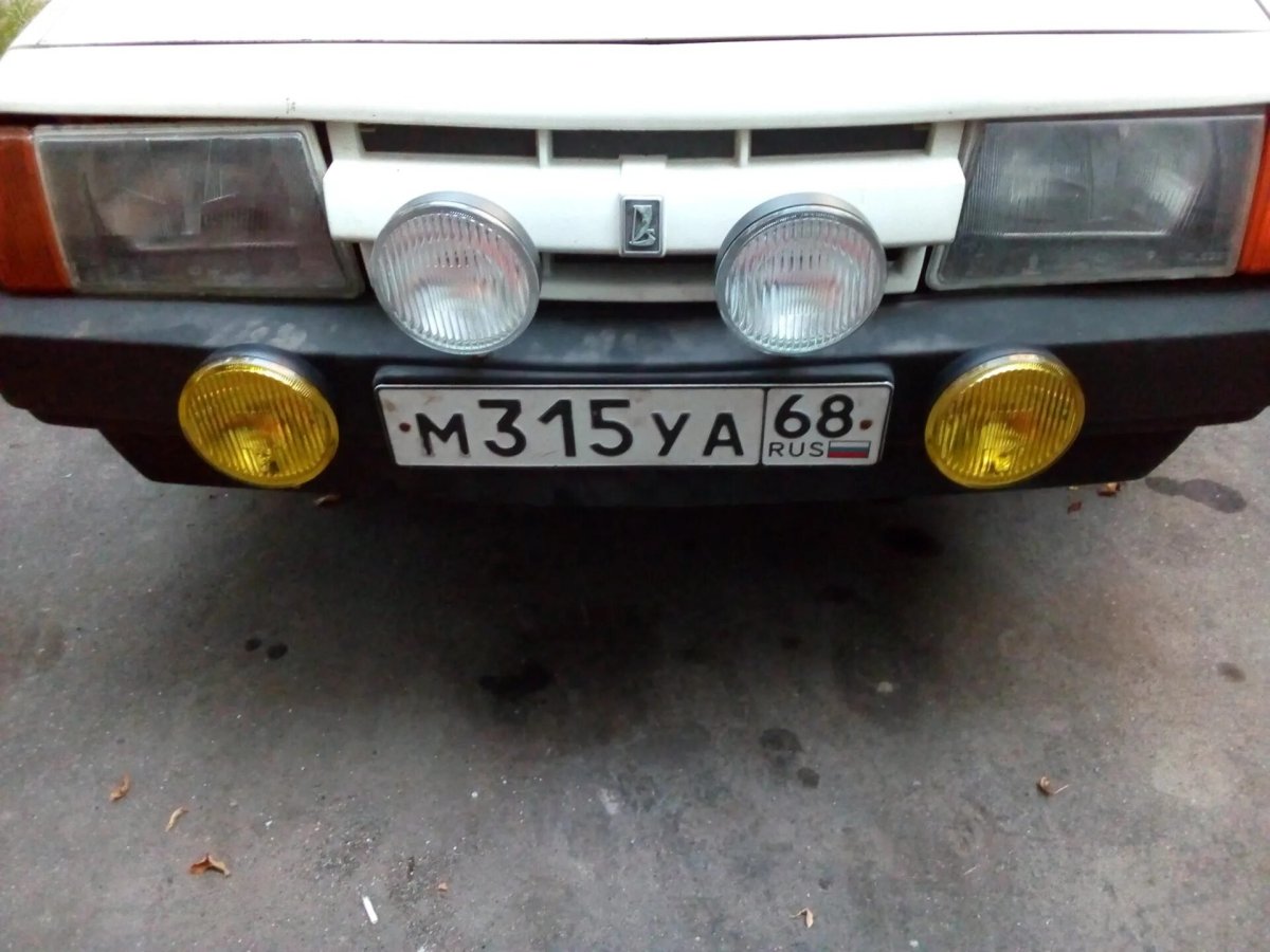 Круглые ПТФ ВАЗ 2108