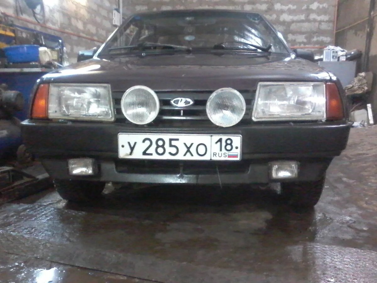 ВАЗ 21099 ПТФ В бампер