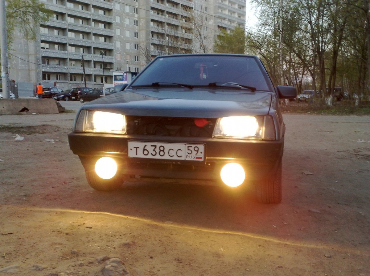 Туманки ВАЗ 2114 на ВАЗ 2109