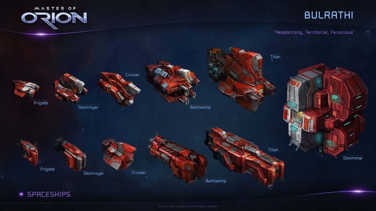 Master of Orion 2016 корабли