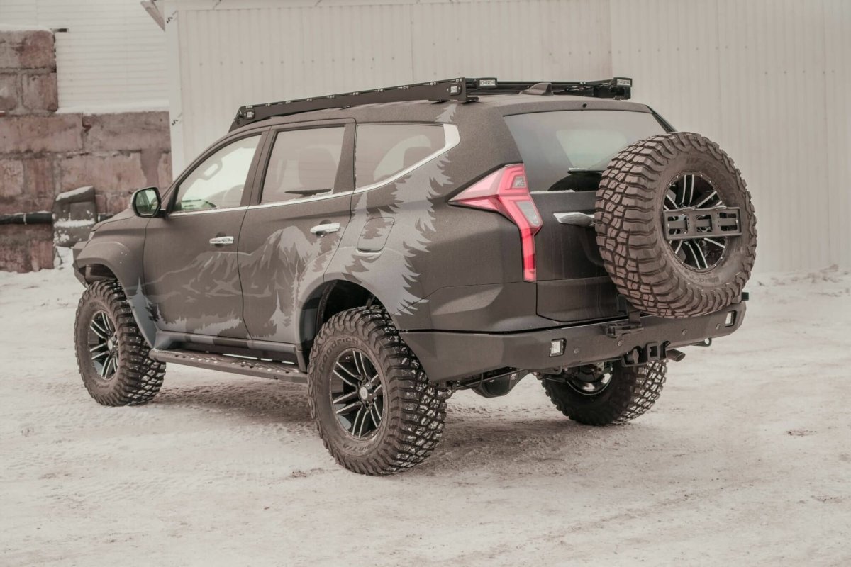 Силовой бампер Паджеро спорт 3