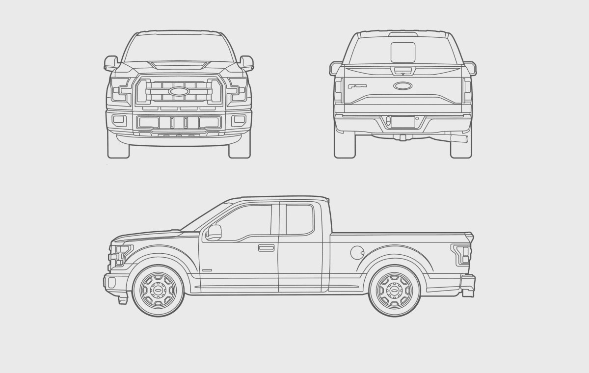 Ford f150 габариты