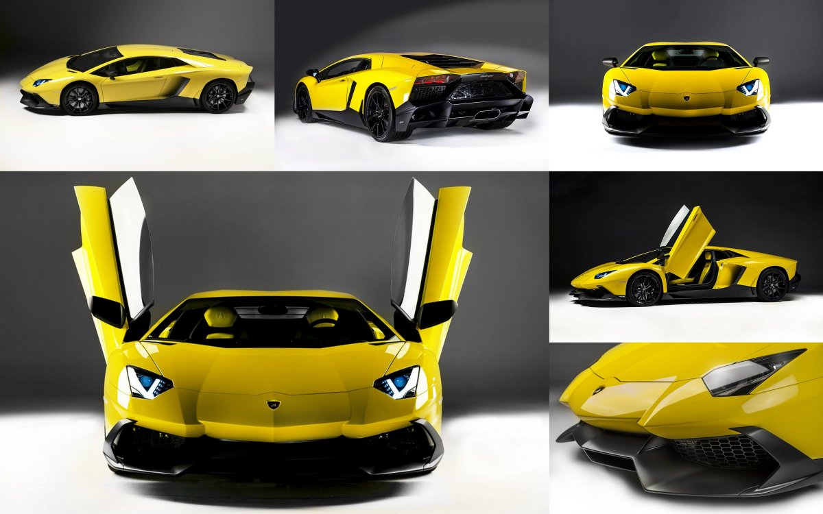 Lamborghini Aventador сбоку